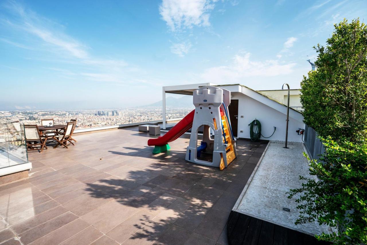 Апартаменты Terrazza Manu - Loft Suspended Over The City-Vomero Неаполь Экстерьер фото